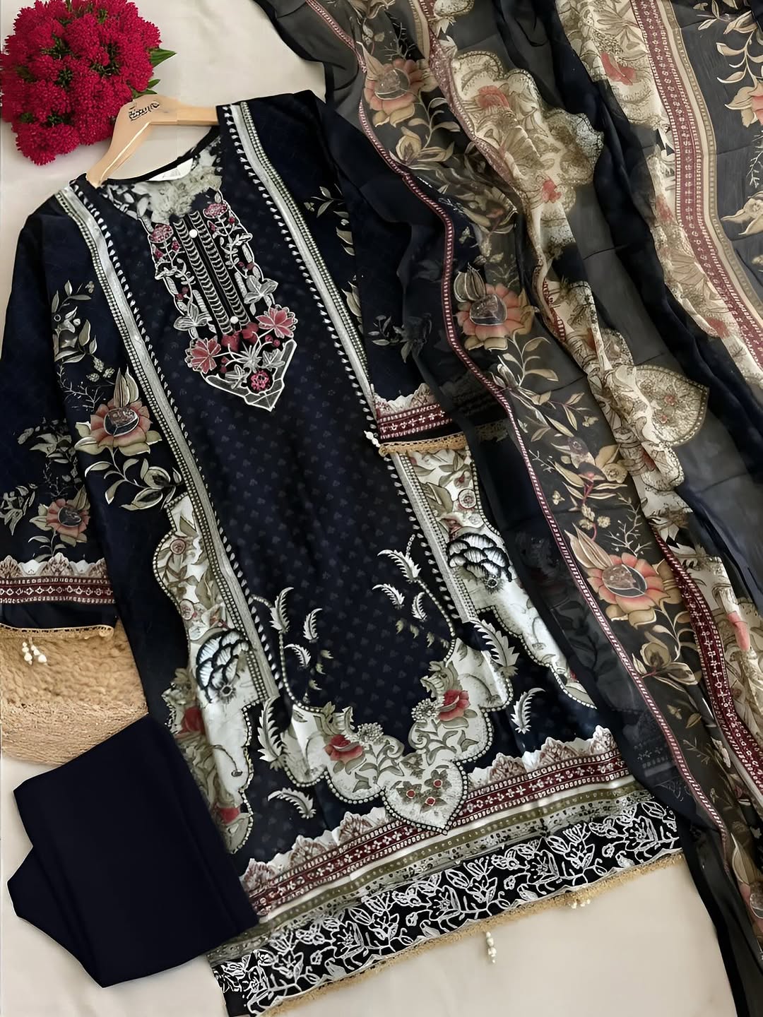 Hot Eid Digital Print Three Piece