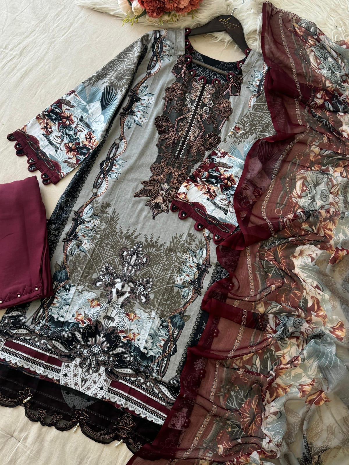 Hot Eid Digital Print Three Piece